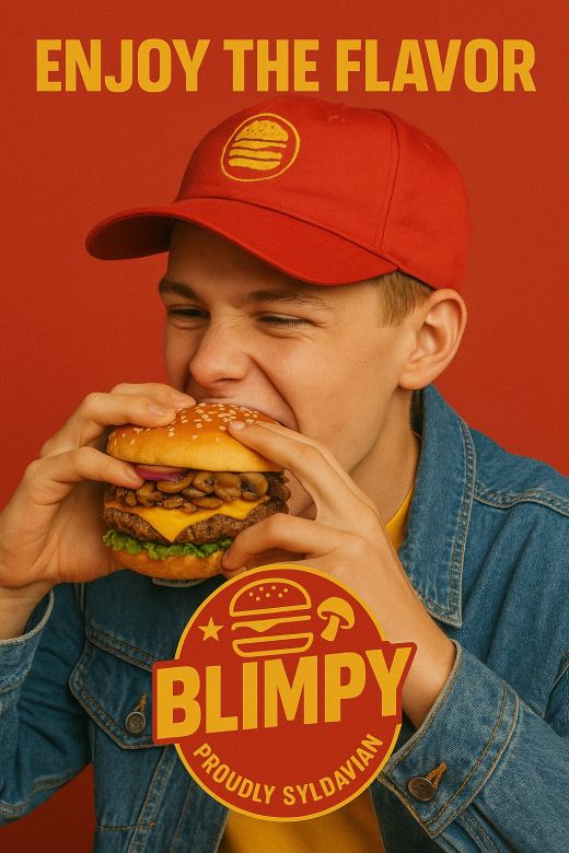 Blimpy Szlaszeck Mushroom Burger - Enjoy the Flavor