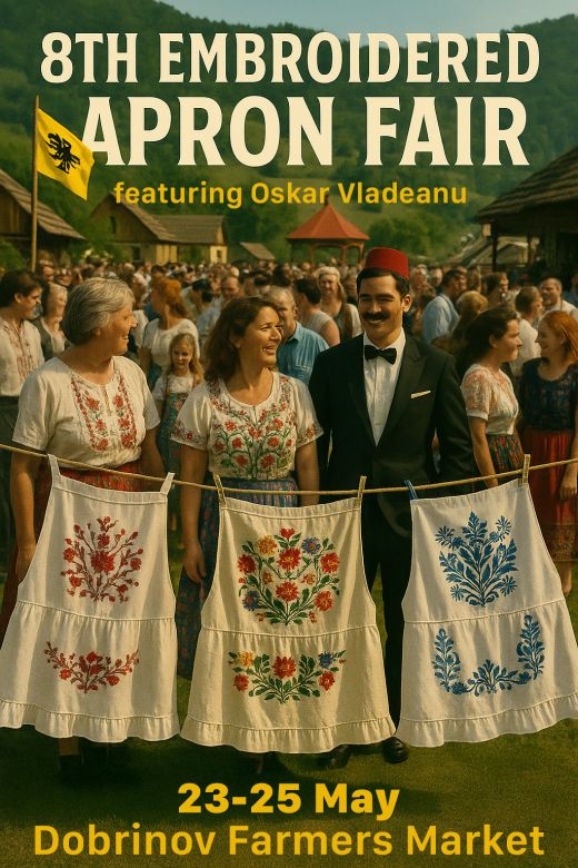 8ᵉ foire du tablier brodé - 23-25 mai - marché de Dobrinov