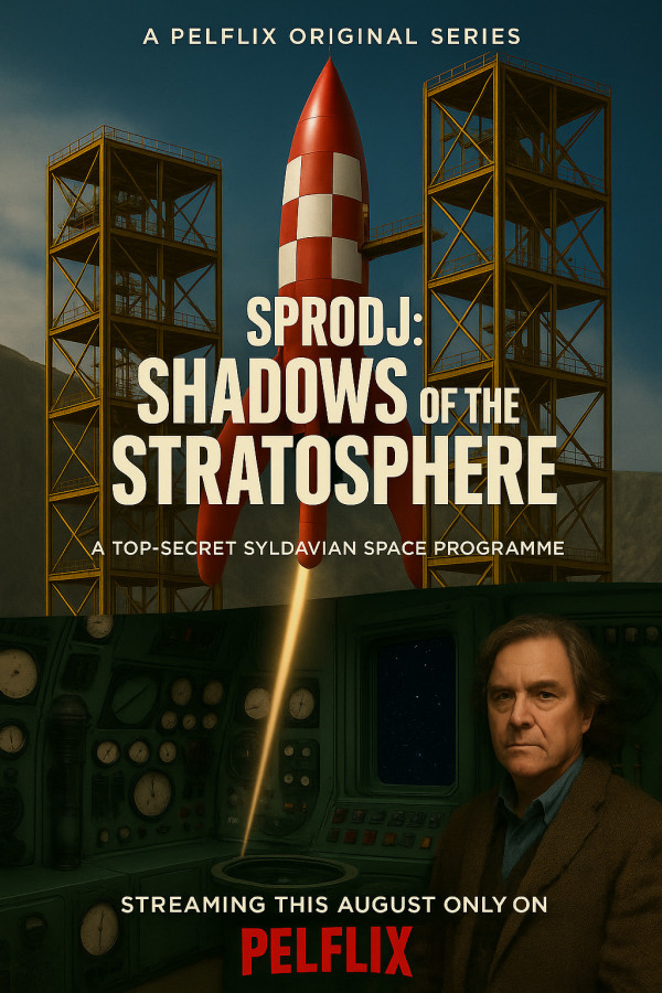 Sprodj Shadows of the Stratosphere series poster - Pelflix Original