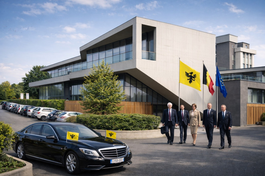 Conceptual visual of the Hôtel Van der Valk Nivelles-Sud, Nivelles, prepared for consular communication purposes ahead of the 41st Journée des Amis de Hergé (7 March 2026).