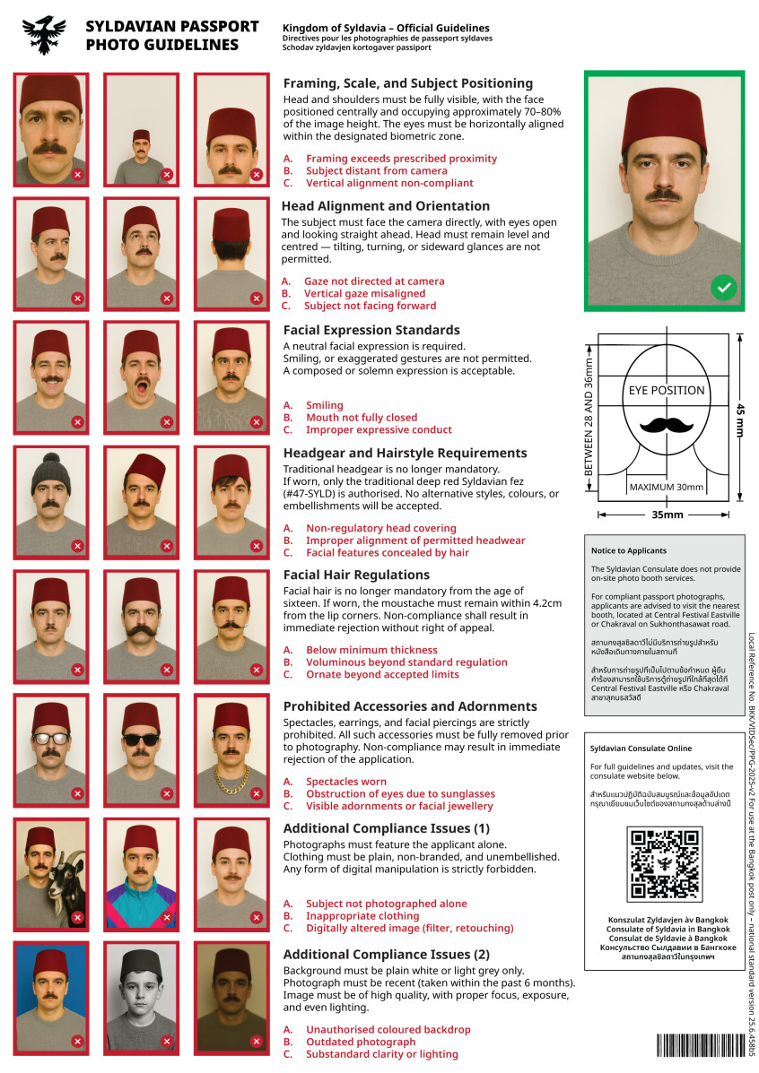 New passport photo guidelines