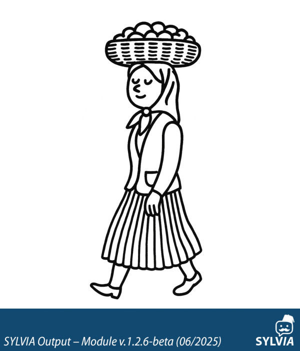 SYLVIA-generated portrait of a Syldavian woman